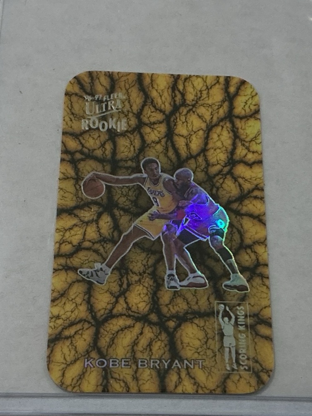 1996 Fleer Ultra Black Gold Scoring King Kobe Bryant RC Michael Jordan Mini Holo